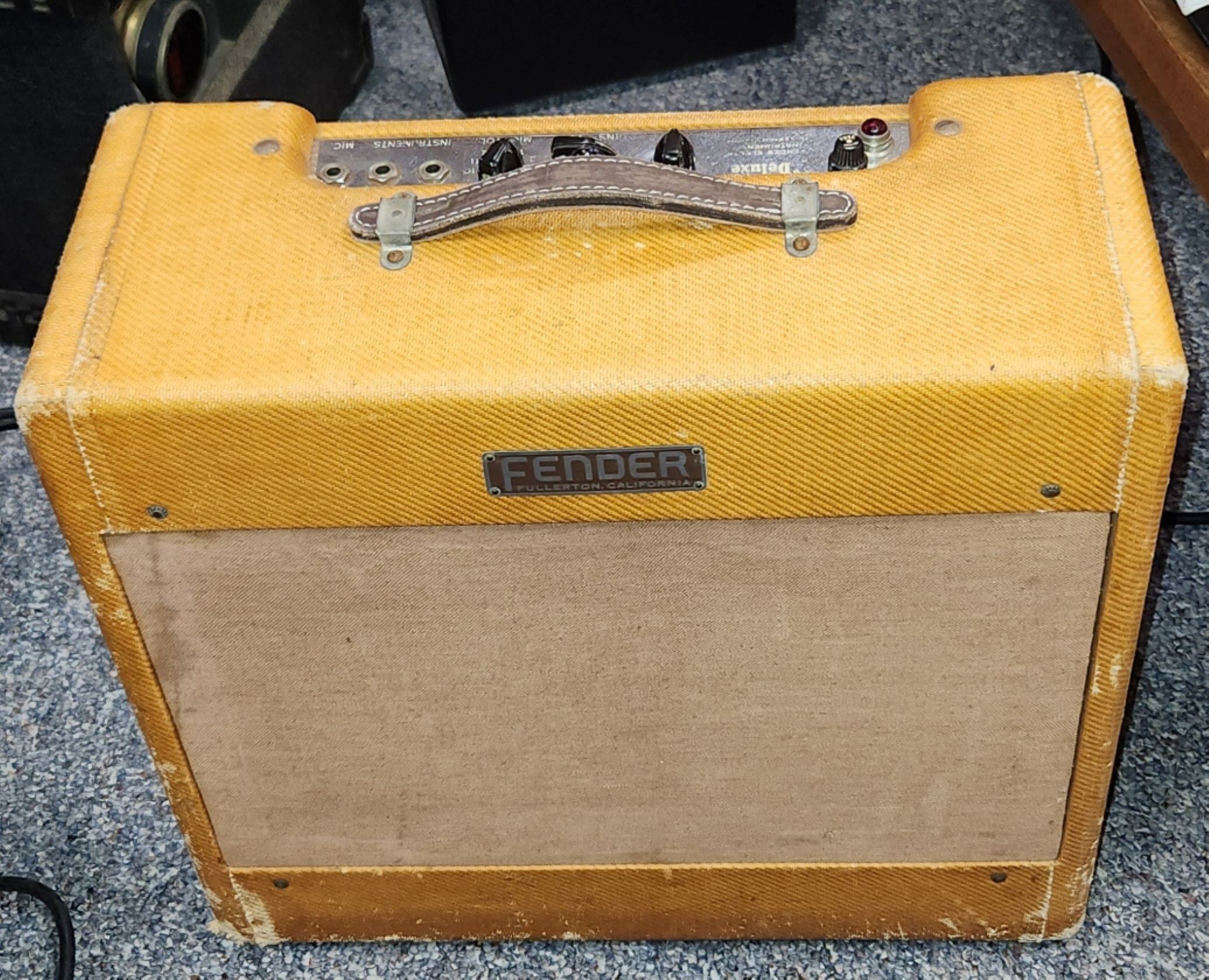1952 Tweed Fender Deluxe Amplifier - WEST GUITAR CENTER