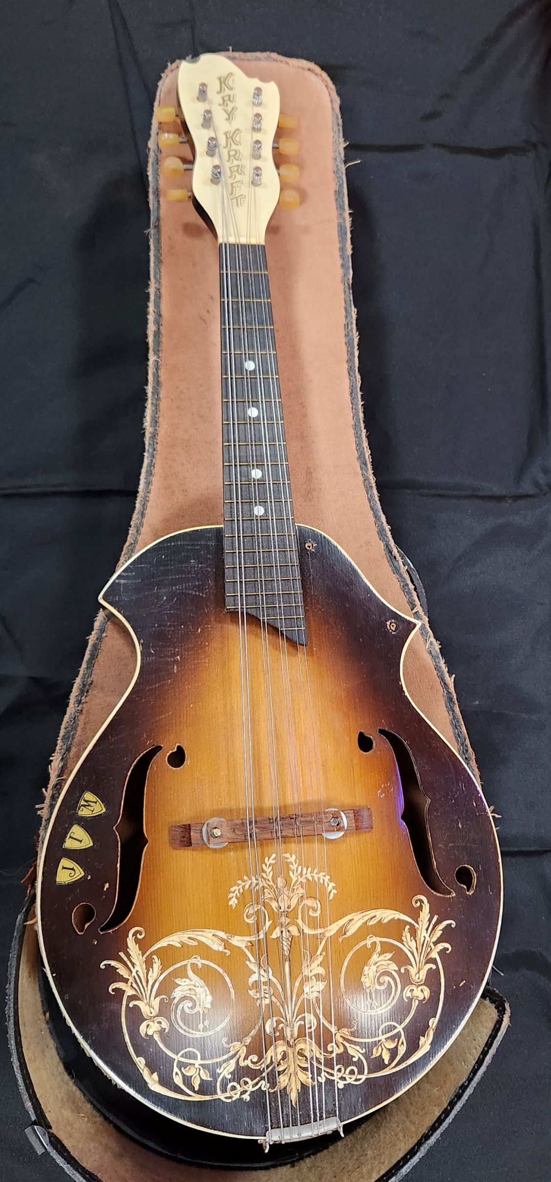 Rare! Kay Kraft Mandolin, 2 point Venetian