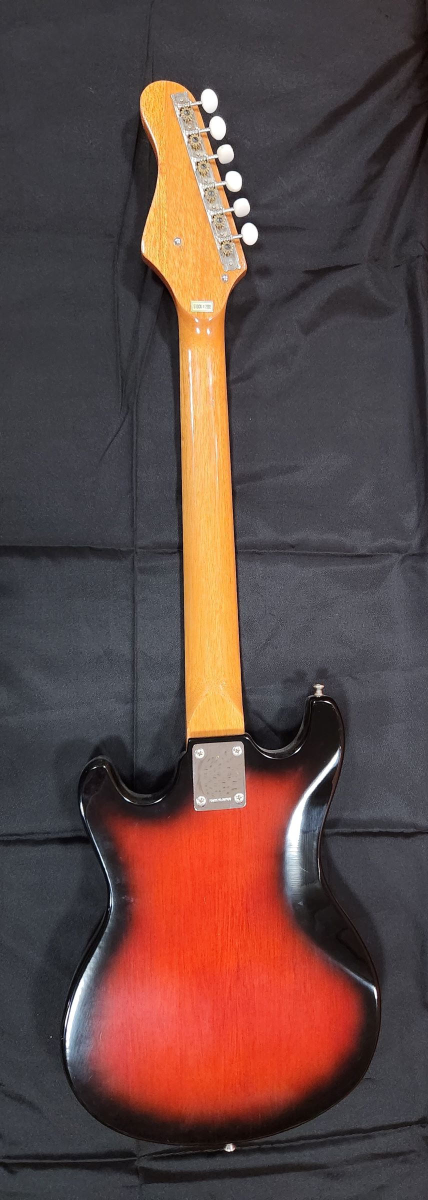Vintage 1960's MIJ Ranger Kawai Teisco Electric Guitar Sunburst Gold Foil Pickup - Image 4