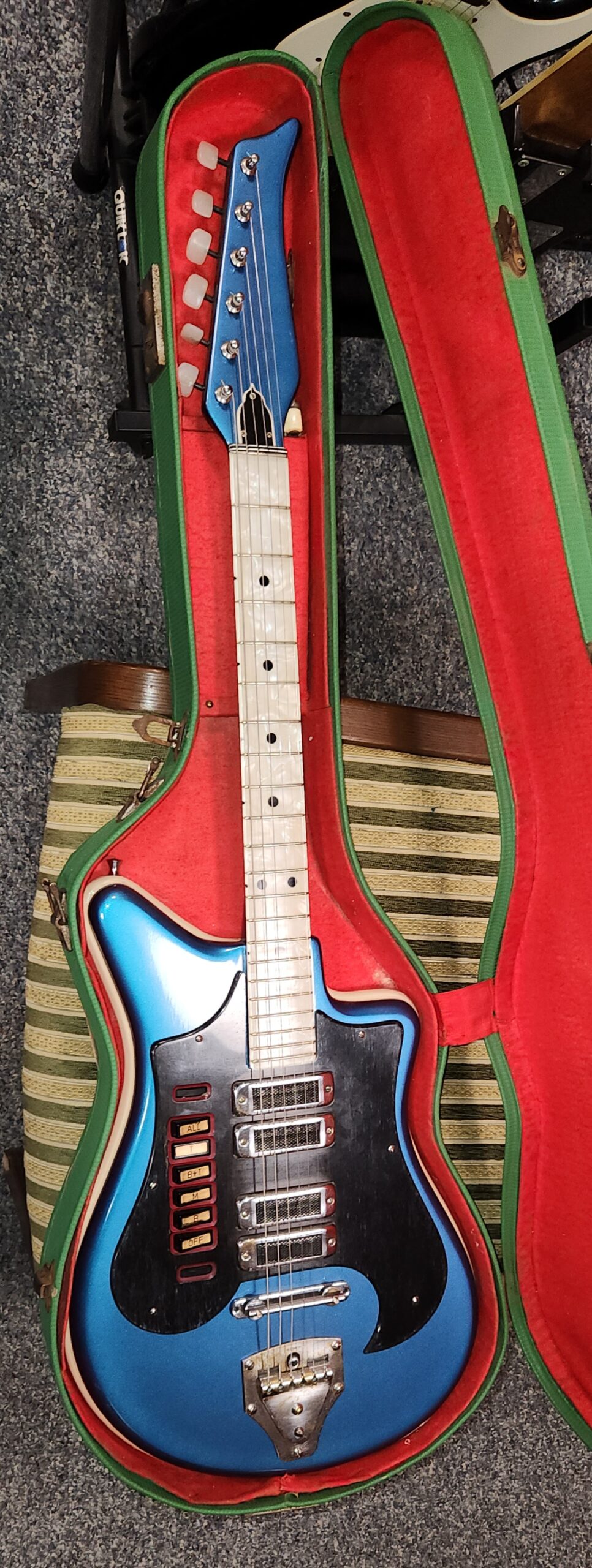 Rare! 1960's Bartolini Guitar & Original Case | WEST GUITAR CENTER