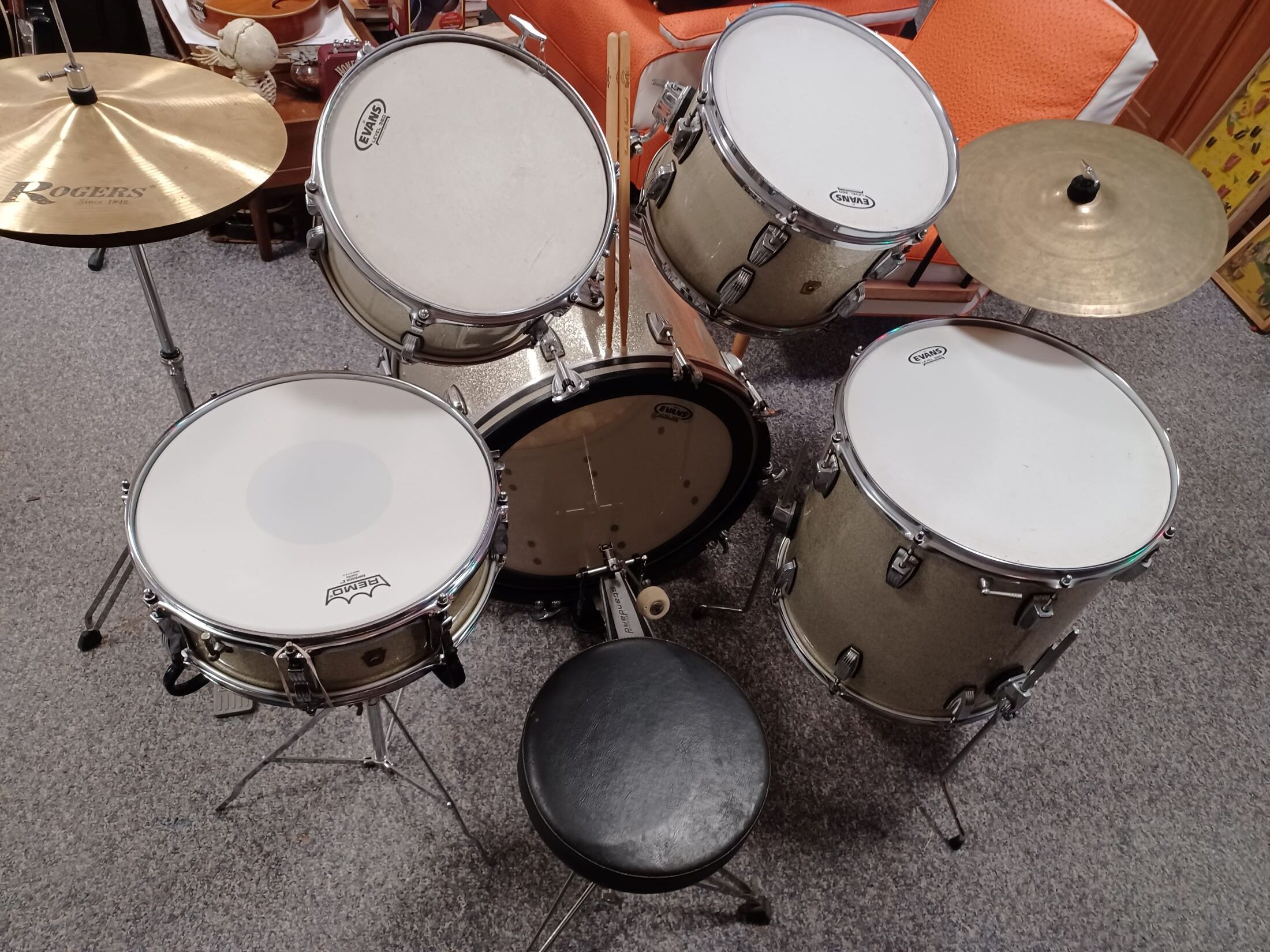 Ludwig 1965 Drum Set3 WEST GUITAR CENTER